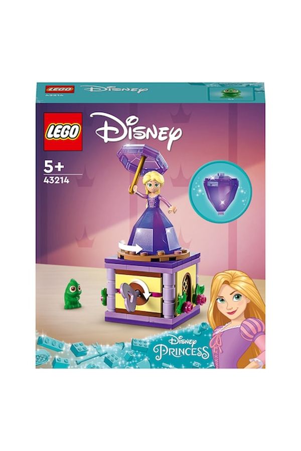 LEGO Disney Princess, Rapunzel facand piruete, 43214, 89 piese, 5 ani