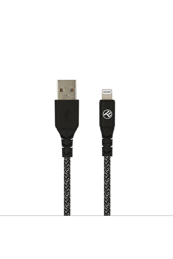 Cablu Tellur Green USB la MFI Lightning, plastic reciclat, Negru, 1m
