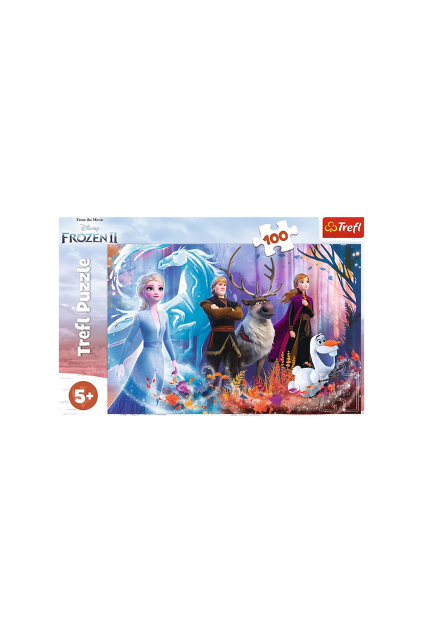 Trefl, Puzzle - Frozen 2 lumea magica, 100 piese, +5 ani