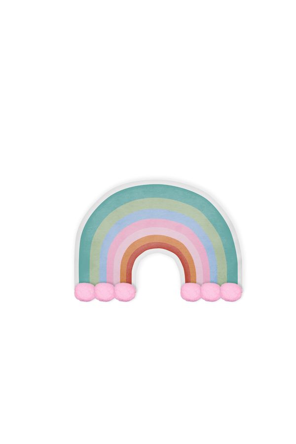 Little Nice Things, Perna decorativa pentru copii, Multicolor, 45x45 cm