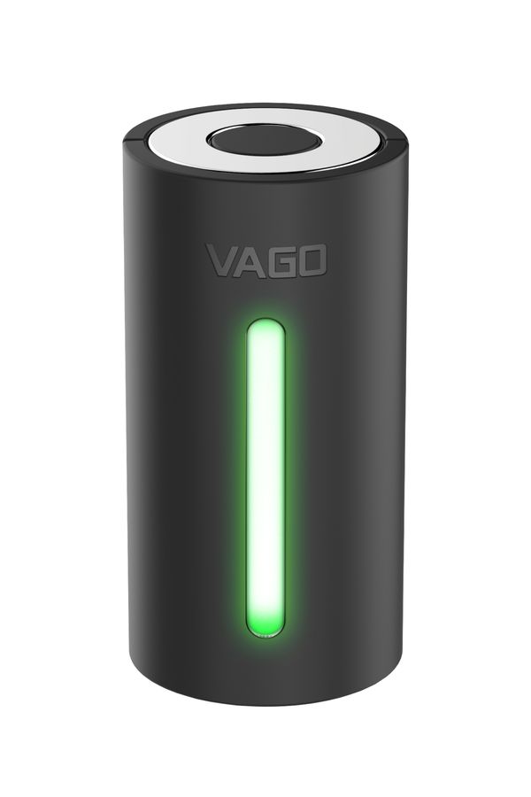 VAGO, Aparat de vidat portabil, cu accesorii, USB, Negru
