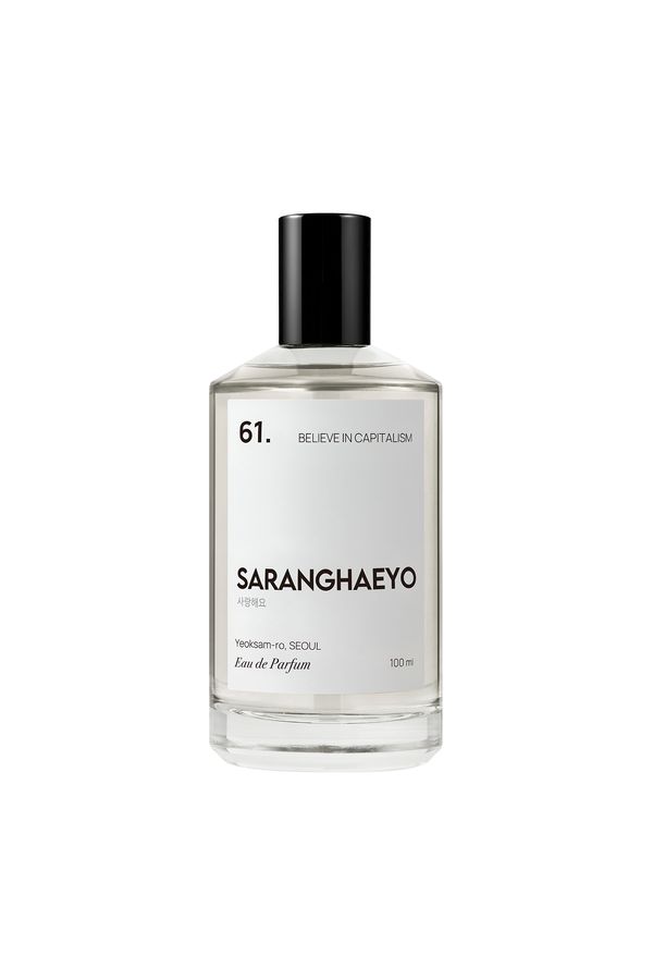 Saranghaeyo, Apa de parfum 61. Believe in capitalism, unisex, 100 ml