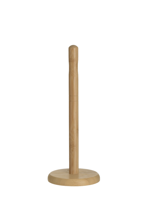 Click, Suport pentru rola de hartie, lemn de bambus, Maro