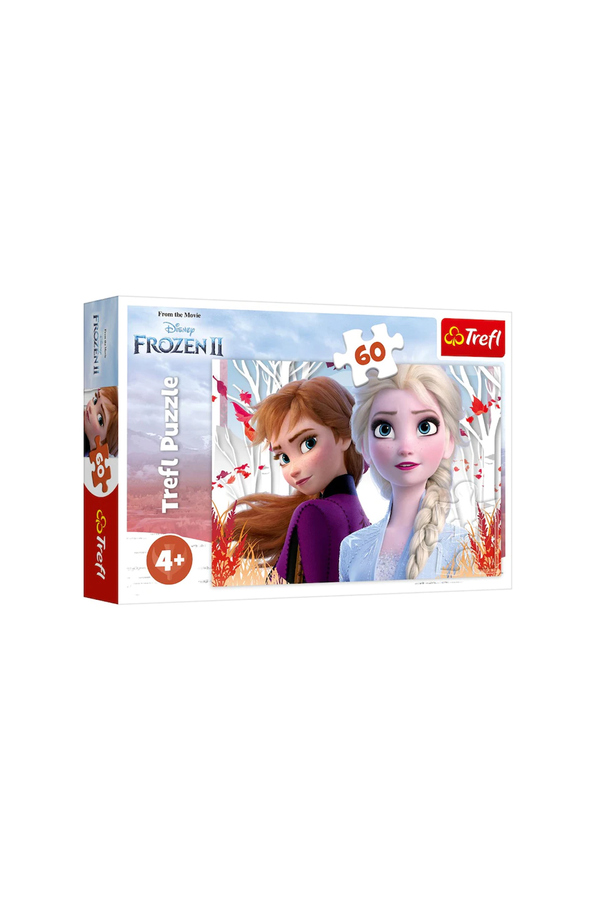 Trefl, Puzzle - Frozen 2 Ana si Elsa, 60 piese, +4 ani
