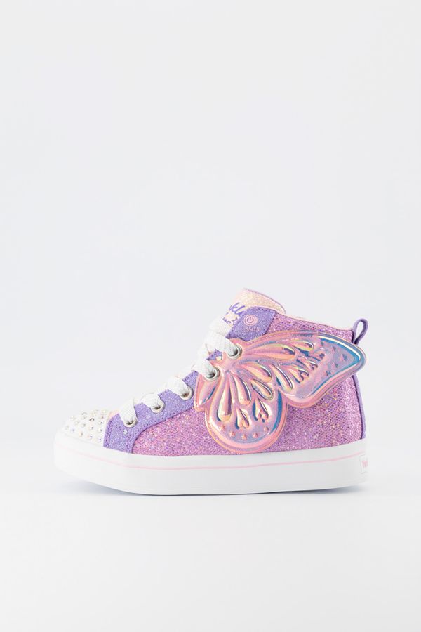 Skechers, Pantofi sport Twi-Lites 2.0, pentru fete, cu luminite, Multicolor