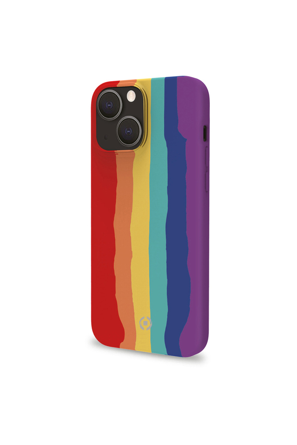 Celly, Husa de protectie pentru iPhone 13, curcubeu, Multicolor