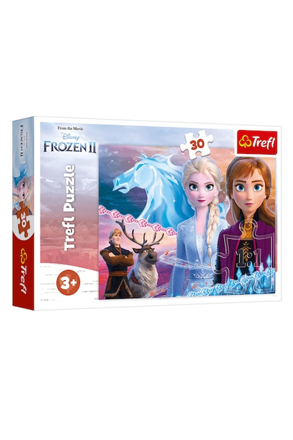 Trefl, Puzzle - Frozen 2 Curajoasele surori, 30 piese, 3 ani