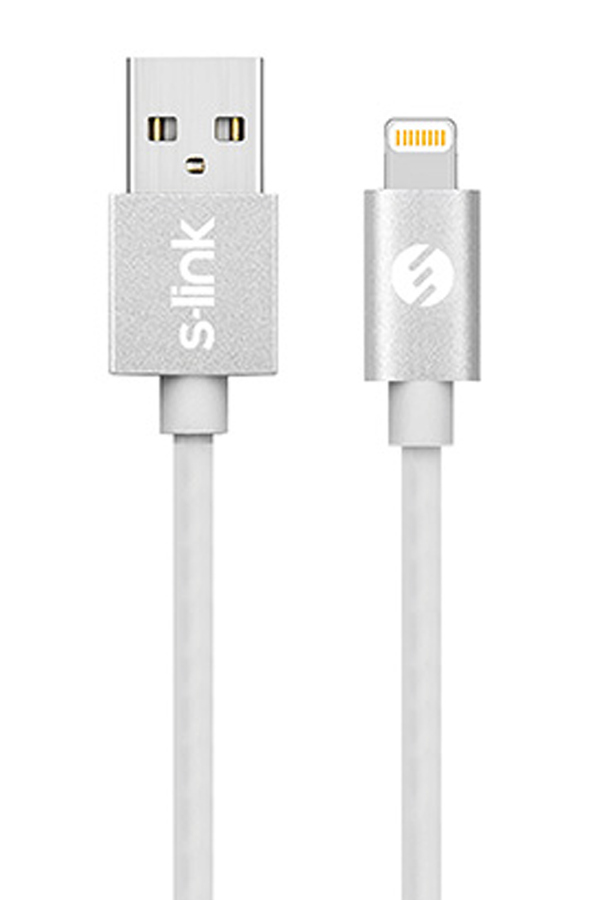 S-Link, Cablu de date pentru iPad, iPhone, 2A, Alb