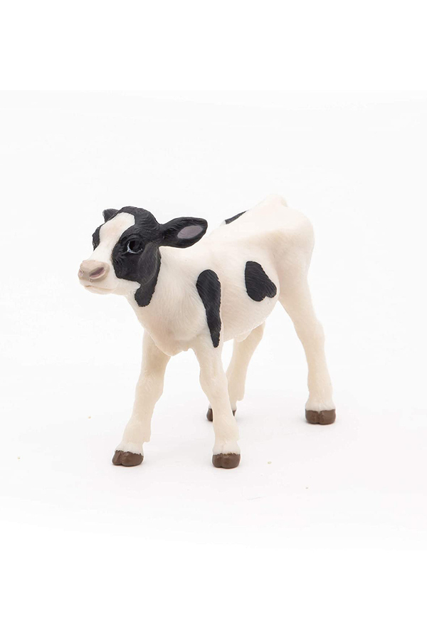 Papo, Figurina vitel, Alb/Negru, +3 ani