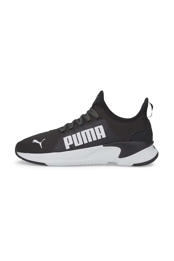 PUMA, Pantofi sport pentru alergare Softride Premier Slip-On, Negru/Alb