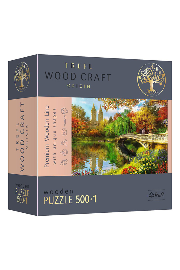 Trefl, Puzzle din lemn - Parc New York, 501 piese, +12 ani