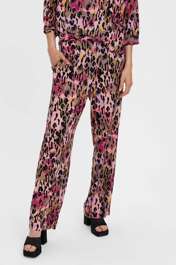 Vero Moda, Pantaloni cu imprimeu, largi, viscoza, Multicolor