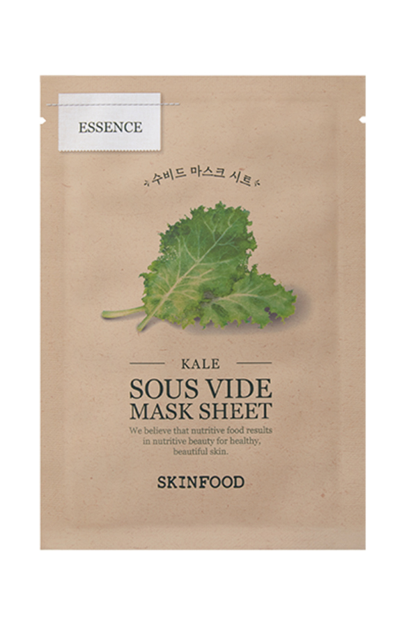 Skinfood, Masca tip servetel, purifianta, extract de kale, 22g