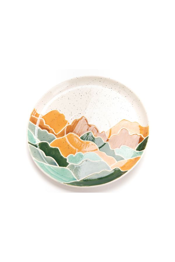 Amadeus, Farfurie intinsa, ceramica, Multicolor, D26 cm