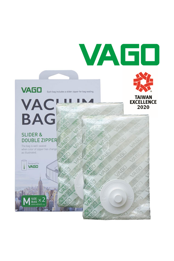 VAGO, Set 2 pungi pentru Aparat de vidat portabil, 50x60 cm