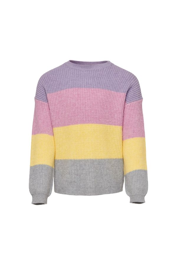 Kids Only, Pulover tricotat pentru fete, viscoza, Multicolor