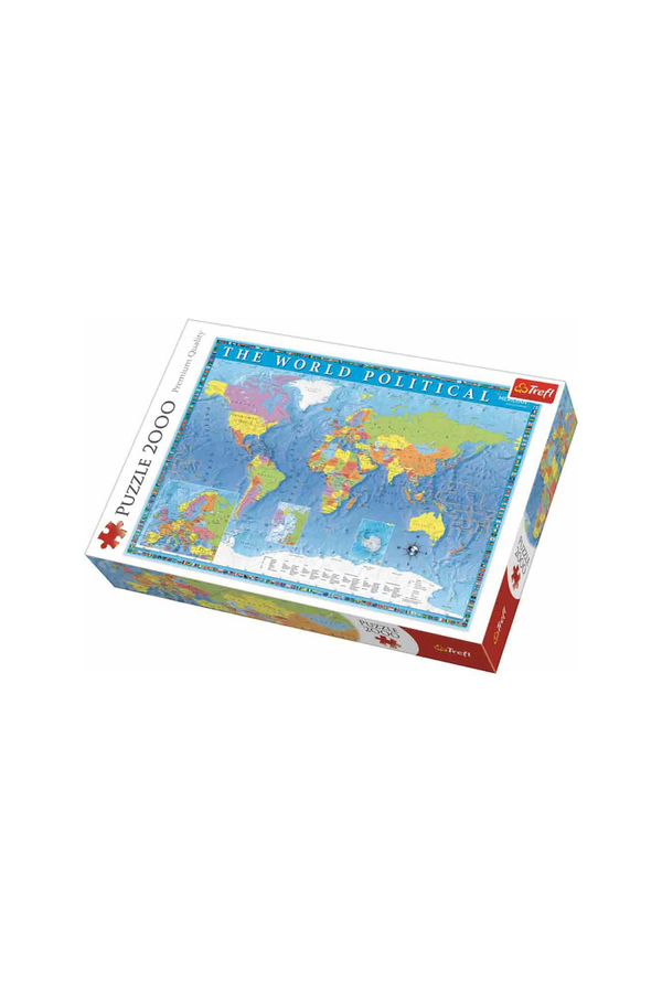 Trefl, Puzzle - Harta politica a lumii, 2000 piese, +12 ani