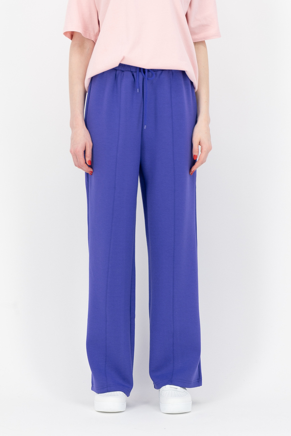 Only, Pantaloni relaxed fit, Mov Mov