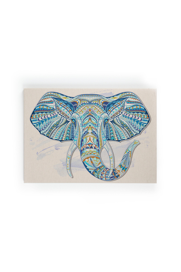 Surdic, Tablou Lino Elephant, Multicolor, 40x60 cm