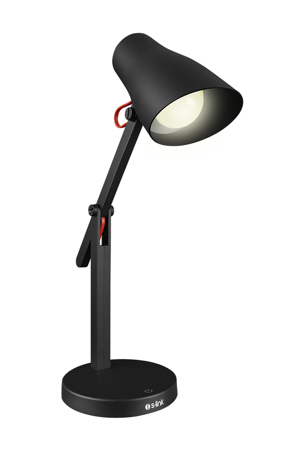 S-Link, Lampa de birou, 24 LED, 2000mAh, 9W, Negru