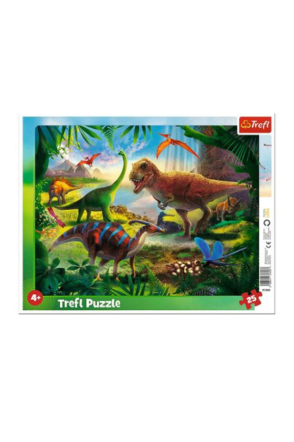 Trefl, Puzzle - Dinozauri, 25 piese, +4 ani