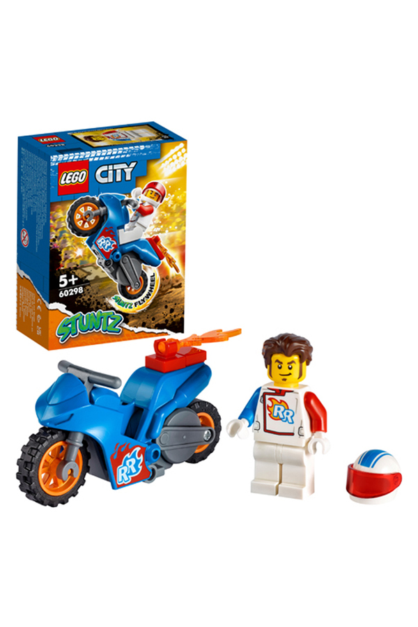 LEGO City, Motocicleta de cascadorie-racheta, 60298, +5 ani