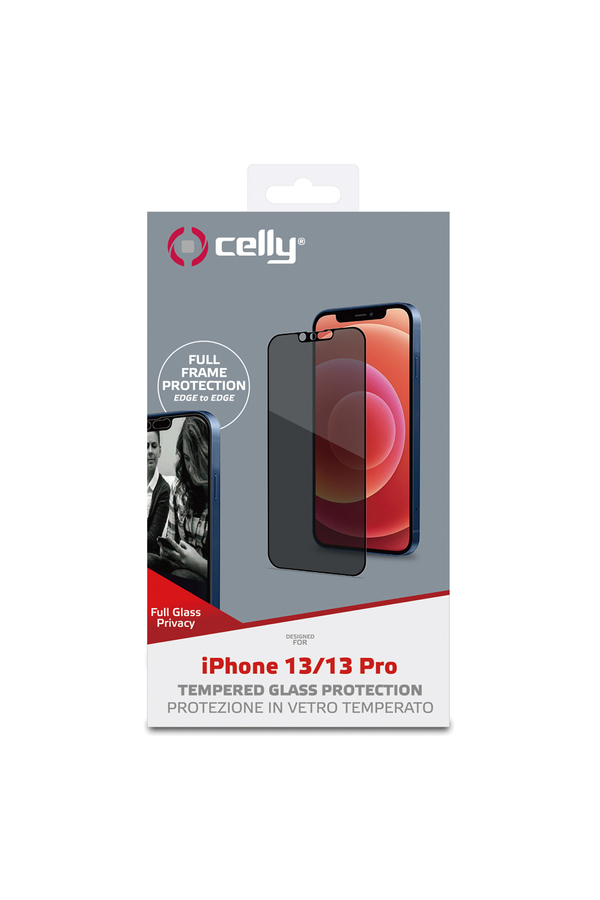 Celly, Folie de sticla pentru iPhone 13 Pro/ iPhone 13, Privacy