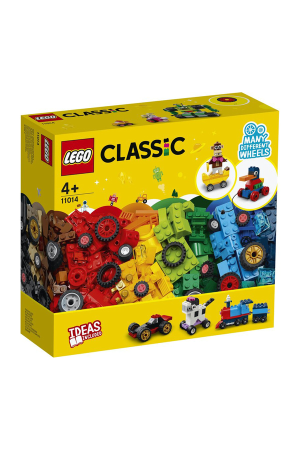 LEGO Classic, Caramizi si roti, 11014, 653 piese, +4 ani