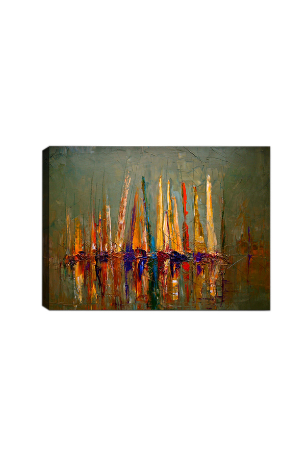 Tablo Center, Tablou canvas Sails, Multicolor, 50x70 cm