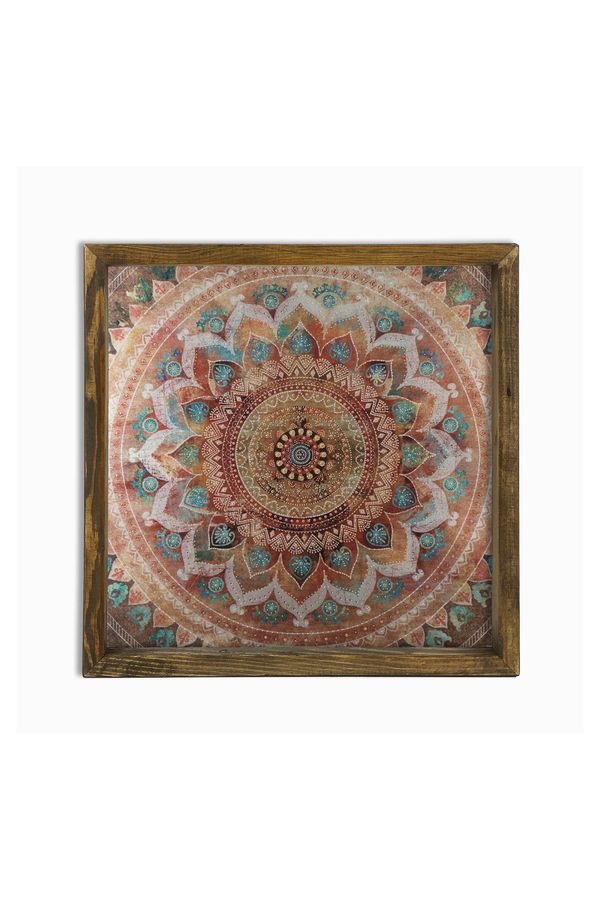 Evila Originals, Tablou, MDF, Multicolor, 33x33 cm