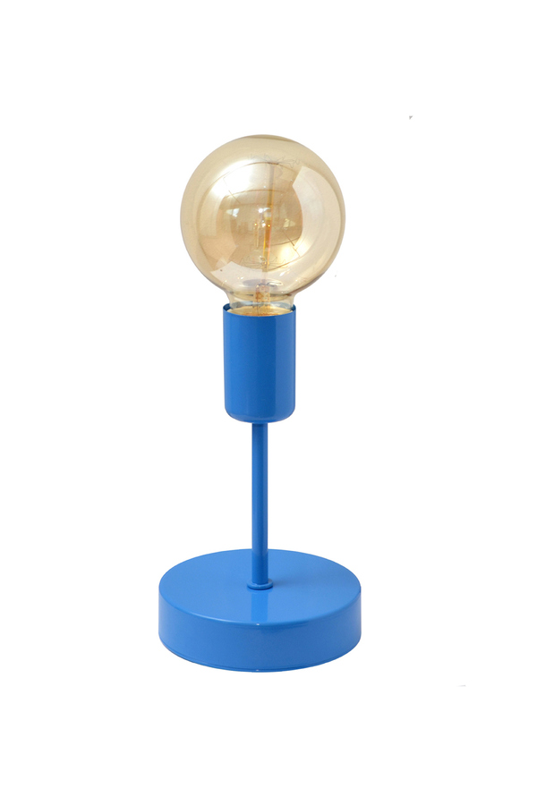 Helam Lighting, Veioza Tube, metal, Albastru, 20x12 cm