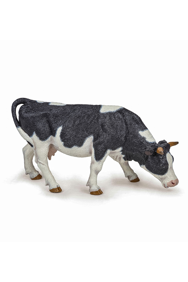 Papo, Figurina vaca, Alb/Negru, +3 ani
