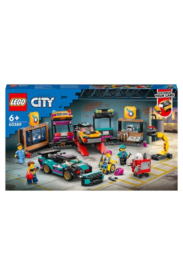 LEGO City, Service pentru personalizarea masinilor, 60389, 507 piese, 6 ani