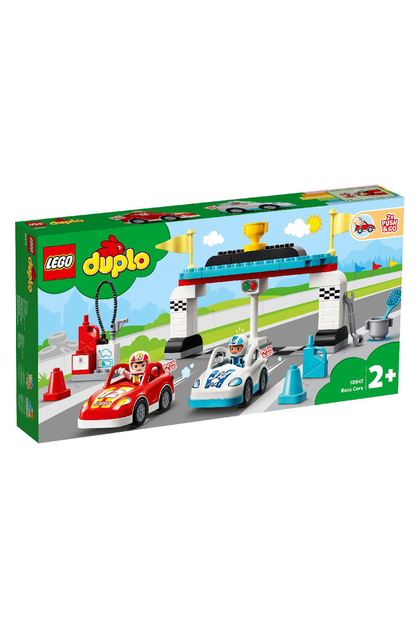 LEGO DUPLO, Town, masini de curse, 10947, 44 piese, +2 ani