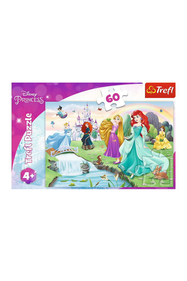 Trefl, Puzzle - Disney Princess, 60 piese, +4 ani