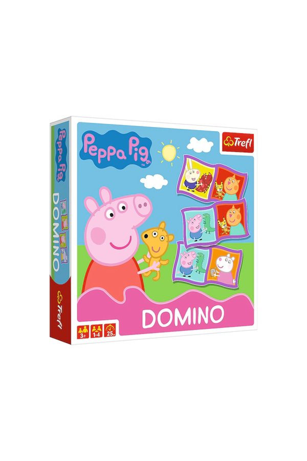 Trefl, Joc domino Peppa Pig, +3 ani