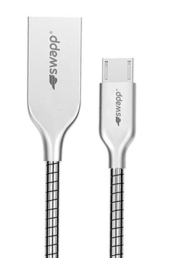 S-Link, Cablu de date, 2.1A, 1m, micro USB, Alb