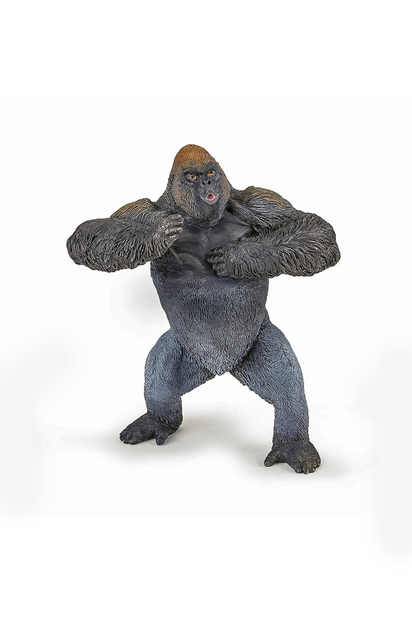 Papo, Figurina gorila de munte, Gri, +3 ani