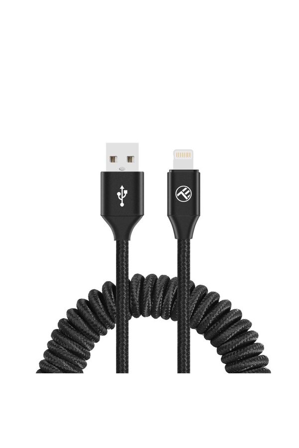Cablu extensibil Tellur, USB to Lightning, 3A, Negru, 1.8m