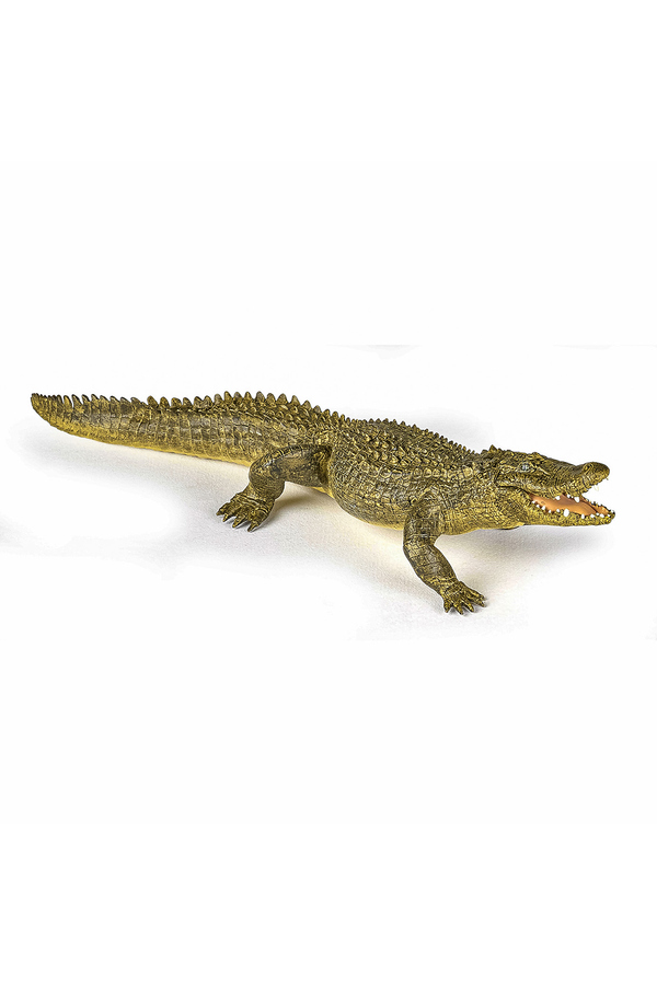 Papo, Figurina aligator, Verde, +3 ani