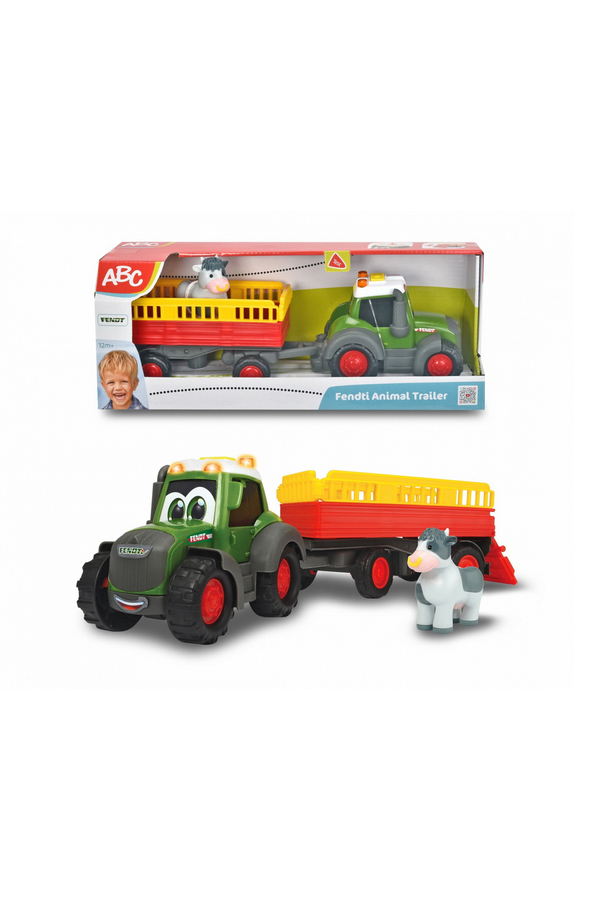 ABC, Set tractor cu remorca si figurina, +3 ani