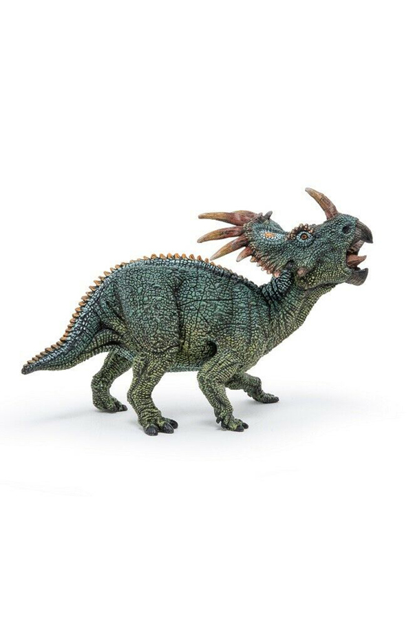Papo, Figurina Styracosaurus, Verde, +3 ani