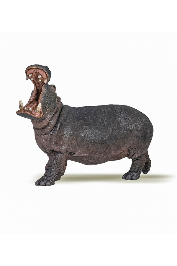 Papo, Figurina hipopotam, Gri, +3 ani