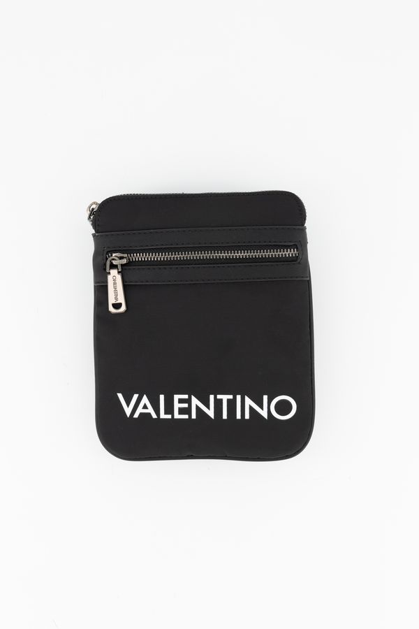 Valentino, Geanta crossbody Kylo, cu detaliu logo, Negru