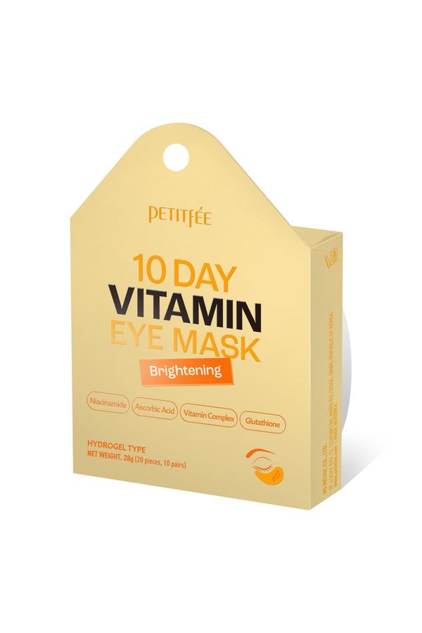 Petitfee, Plasturi de hidrogel pentru ochi cu vitamine 10 Days, 20 bucati